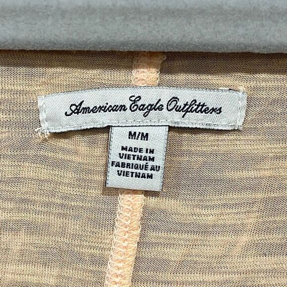 American Eagle Pink Tissue Weight Peach T-Shirt Medium - Picture 3 of 4